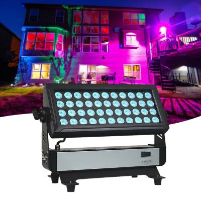 China Hotel 36x1w outside difusor ip65 ac 220v blue linear dmx rgbw led wall light washer for outdoor project for sale