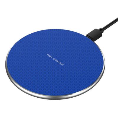 China Wireless Iphone Android USB Phone Charger Pad 10w 110 Khz for sale