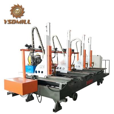 China Automatic Woodworking Sawmill Log Carriage Timber Cutting Band Sawmill Saw Machine for sale