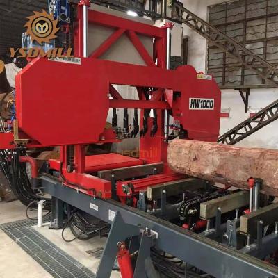 China Diesel Electric Horizontal Band Sawmill Portable Chainsaw Log Saw Sawmill Machines for sale