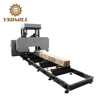 China Portable Diesel Power Wood Cutting Horizontal band sawmill machine for sale