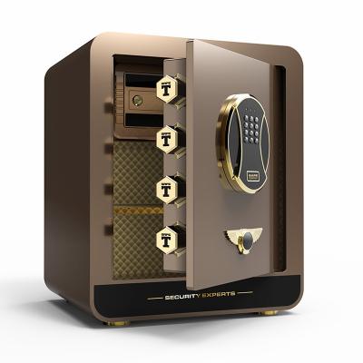 China Wholesale T-H-121 H448*W378*D320mm Luxury Metal Digital Digital Box Electronic Safe Cabinet For Home H448*W378*D320mm for sale