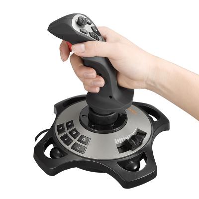 China Vibration Mini Flight Simulator Joystick, Flight Stick VIBRATION MOTOR PXN-2113PRO Controller with 4 Axes and 12 Buttons for sale