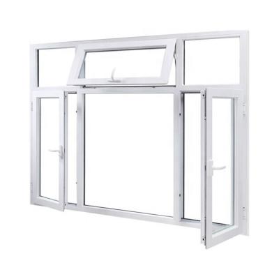 Cina Hanging Burglar Proof Awning Swing Open Windows  Aluminum Glass Top Hung Storm in vendita