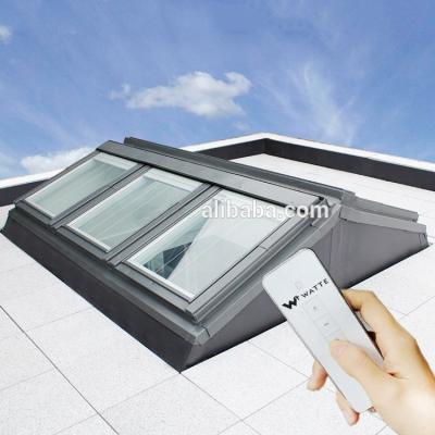 중국 Smart Electric House Roof Steel Casement Window Automatic Aluminum Skylight Windows 판매용