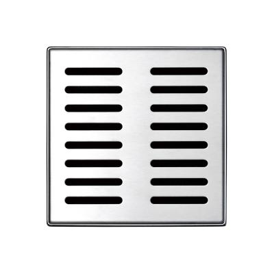 China V Design Makes Quick Drain Shower Square Bathroom Floor Drain 4 Inch Square Floor Drain Insert Tile Stainless Steel for sale