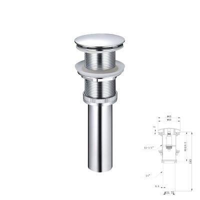 China Highly Durable Bathroom Plated Stainless Sink Drainer Overflow Waste Basin Drain For Basin for sale