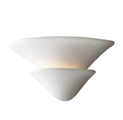 China The Modern Minimalist Modern Handcrafted Matte White Wall Light for sale