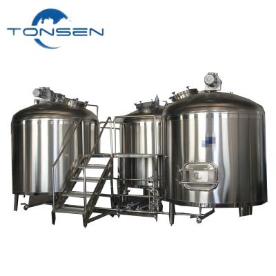 China Brewpub Beer Brewery DIY Restaurant Beer Brew System , Combo Beet Tank For Home Brew Wine Processing for sale