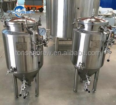 China Brewpub Beer Brewery Restaurant 50L 3 Vessels Brewhouse Beer Brewery Equipment For Home Beer Brewing for sale