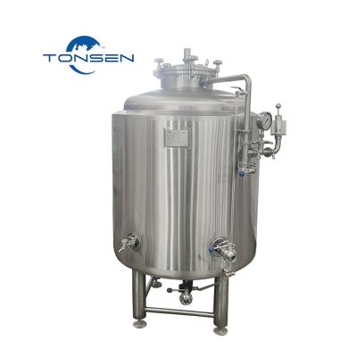 China Hotels Brewery Micro Sanitary BBT Home Equipment Horizontal Tanks For Sale From 200L To 20000L Capacity for sale