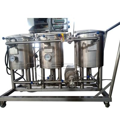 China Hotels 3 Tank CIP Cleaning System 50l 100L 200l CIP for Brewery Tank Cleaning for sale