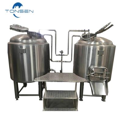 China Restaurant home craft beer machine commercial pilot beer brewing system 100L 150L 200L 300L 400L 500L / for sale