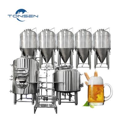 China Hotels 300L 500L Pneumatic Small Beer Brewery Microbrewery Brewery Equipment For Beer Brewing for sale