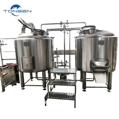 China Hotel 100l, 200l, 300l, 500l, 1000l Micro Beer Brewery Plant Made In China Brewing Equipment for sale