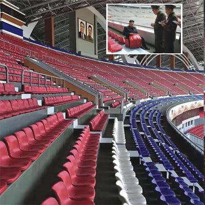 China Original Sports Entertainment Soccer Cushions Bleacher Price With Back Support Recliner Stadium Seat for sale