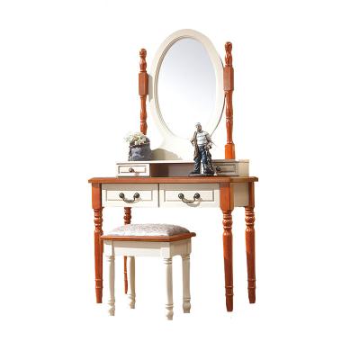 China Mediterranean pastoral style white dressing table dresser for sale