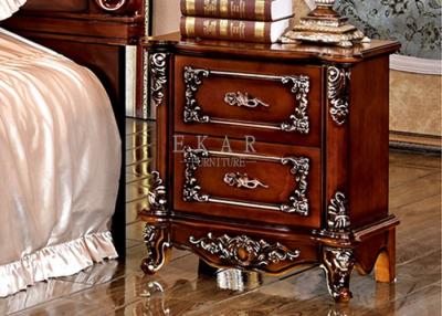 China Antique Bedside Tables wooden Nightstand for sale