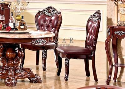 China luxury wooden upholstery wood dining chair for sale