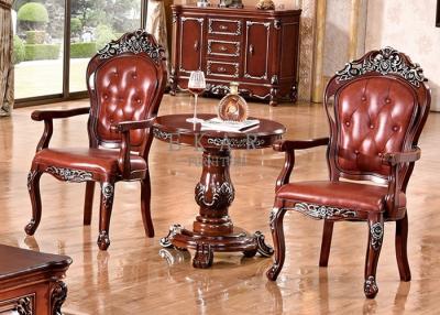 China wooden antique carved luxury dining armchair for sale