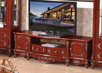 China TV cabinet living room antique wooden furniture for sale