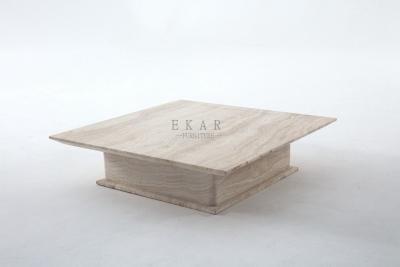 China Contemporary Square Modern Marble Coffee Table for sale