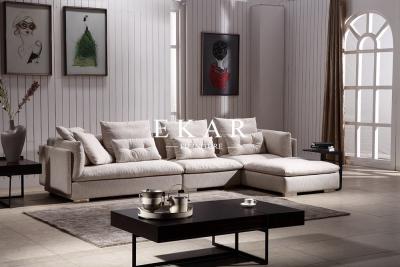 China Fabric Sofa Set Funiture Home L Shaped Modern Couch For Sale for sale