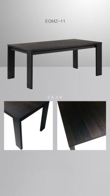 China Rectangle Simple Design Solid Wood Modern Dining Table for sale