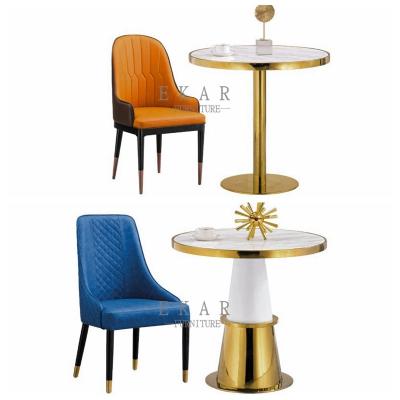 China High Back Nordic Design Metal Leg Modern Dining Chair for sale