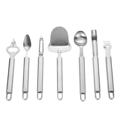 China Sustainable Kitchen Utensil Stainless Steel Kitchenware Utensil Set for sale