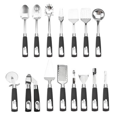 China 2019 Sustainable High Quality Easy To Clean Stainless Steel Kitchen Utensils Hollow Apple Punch for sale