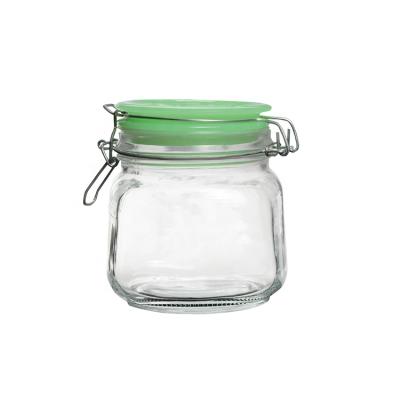 China Sustainable 12 oz 16oz 26oz Factory Price New Type Industrial Glass Food Storage Jar for sale