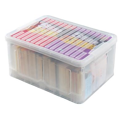 China Sustainable New Design Eco - Friendly Custom Printed Clear Plastic Storage Box for sale