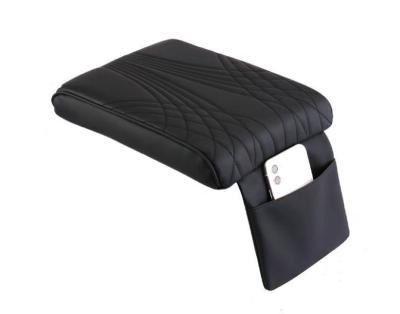 China Universal Business Armrest Cushion Automobile Armrest Cushion Car Seat Armrest Pad With Phone Pocket Wholesale Custom for sale