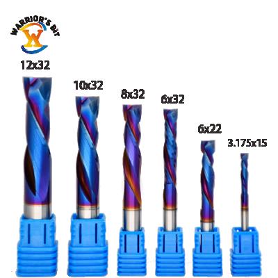 China Carbide CNC Router Bit Carbide End Mill For MDF Board Thru Compression Router Bit for sale