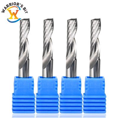 China Solid Carbide Carbide End Mill Cut For Plastic And Acrylic With Single Flute 3mm CNC Cutting Tool End Mill for sale