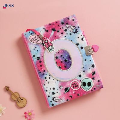 China New Style Hardcover Best Quality Notebook With Cute Lock Diary For Girls for sale