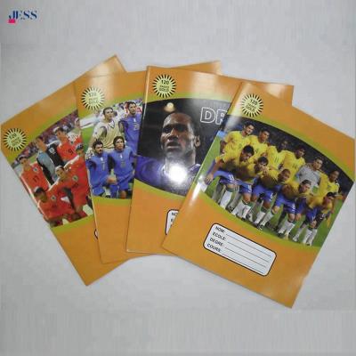 China Saddle Point Football Start Printed Screen Copy Student Notebook Cheap Exercise Book for sale