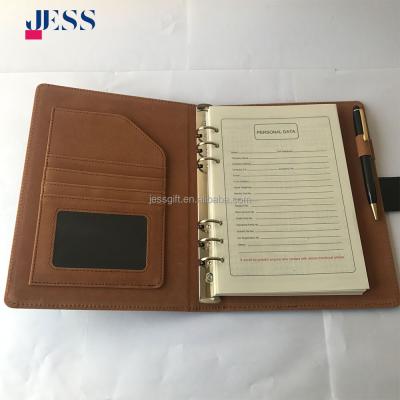 China 2018 high quality wholesale and office A5 composition magnetic paper book for sale