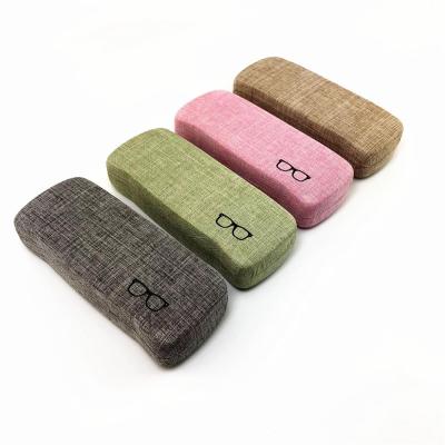 China Fashionable Durable Canvas Hard Case Custom Glasses Box Sunglasses Case for sale