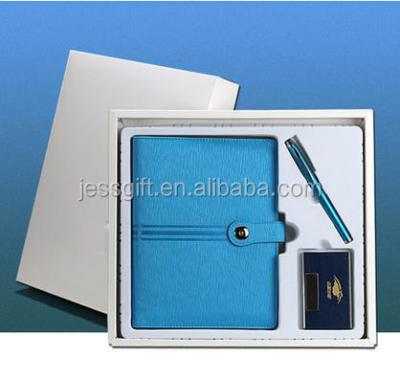 China Notebook / Pen Card Holder / Corporate Gifts For Ladies Leather Notebook With Name Card Holder Pink Gift Set for sale