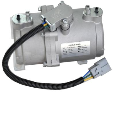 China freon r134a 72v air cooling dc electric vehicle scroll air conditioner compressor for sale