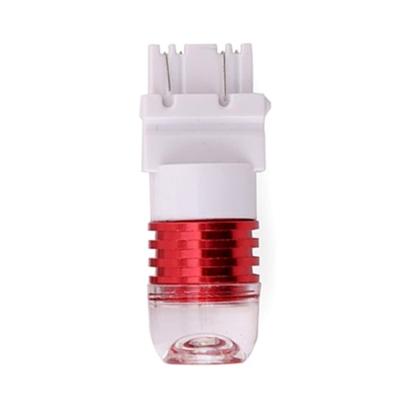 China Red Aluminum+LED 3157 LED Bulb 3W Stop Light 5630 3SMD DC 12V Long Bright For Cars for sale