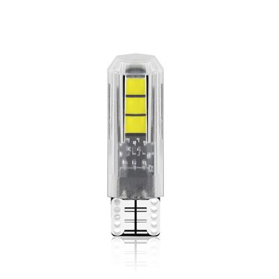 China Clearance/Door/License Plate/Instrument Light W5W LED T10 3030 Non-Polarity 6SMD Decoding License Plate Lights Car Bulbs 12V for sale