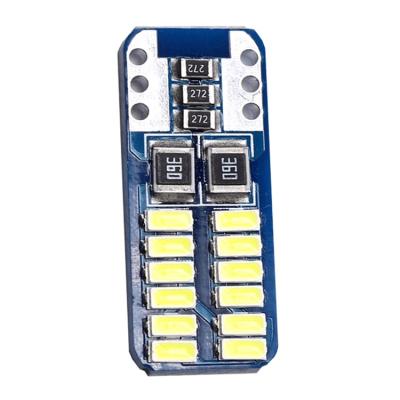 China Clearance/Door/License Plate/Equip New Canbus T10 3014 W5W 194 168 Light Led Marker 24SMD 12V Auto Side White Warning Light for sale