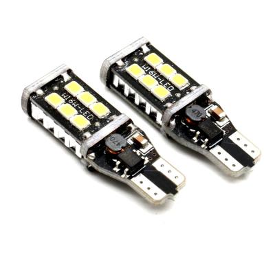 China Turn Signal/Tail/Backup/Brake/Reverse/Rear Factory High Power T15 2835 Canbus Led Bulb 15SMD DC12V/White Position Light for sale