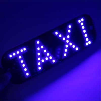 China Universal Taxi Light Panel Led Car 7.5inch Blank Sign Lighting 12V for sale