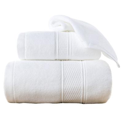 China Wholesale QUICK DRY 100% Cotton 3pcs Terry Hotel Bath Towel Set From China for sale