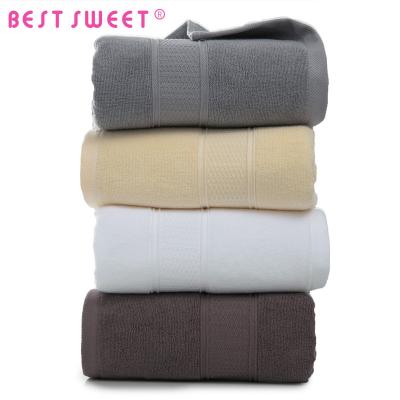 China QUICK DRY High Quality Custom Logo 100% Cotton Towels Bath Set Luxury Hotel Towel for sale