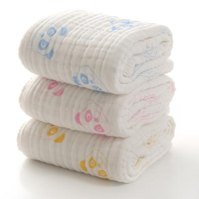 China PORTABLE High Quality Cotton Baby Wrap Muslin Blanket for sale